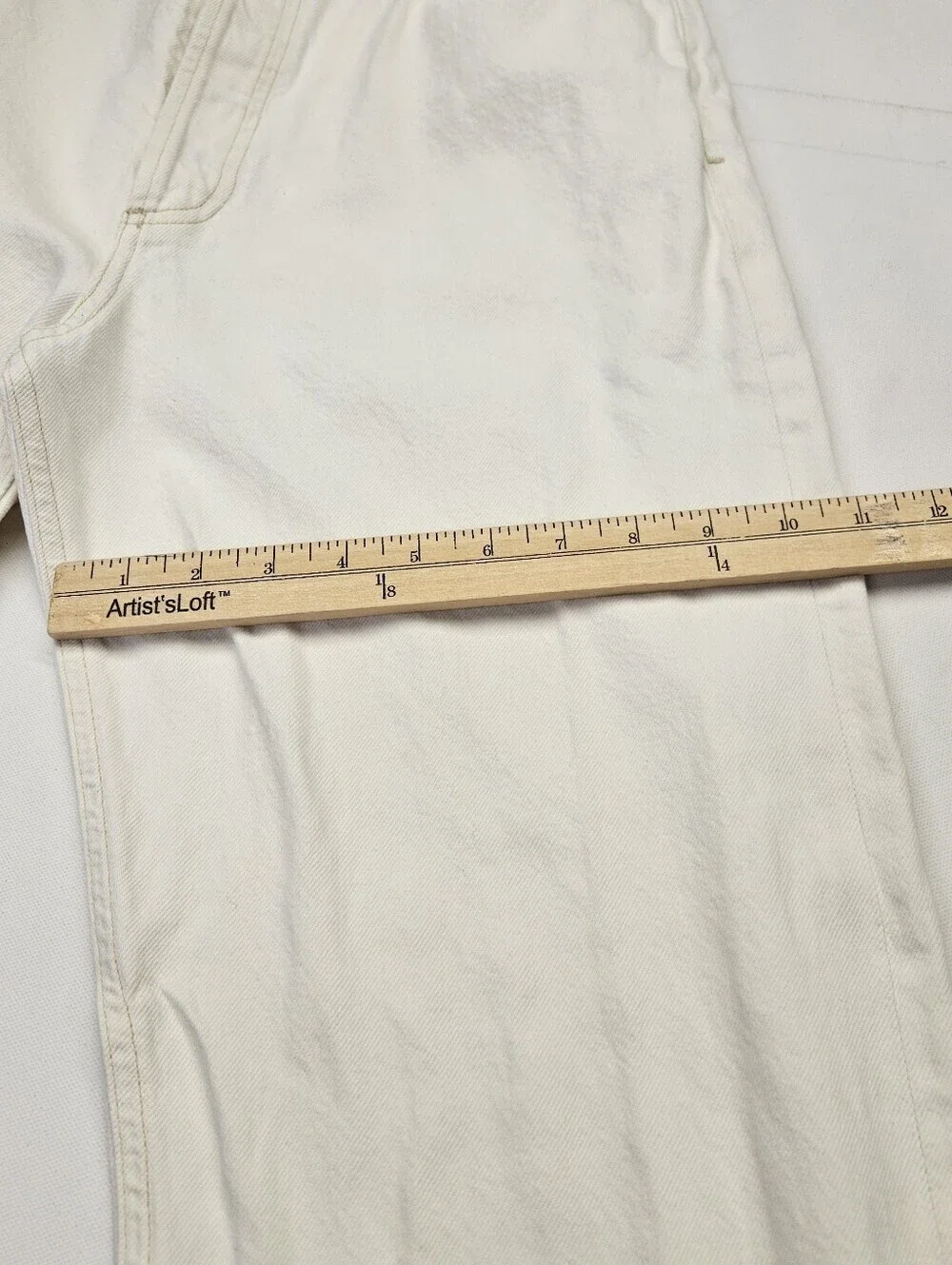 Agolde Jeans Women’s Size 30 Button  Fly Straight High Rise White Denim Jeans